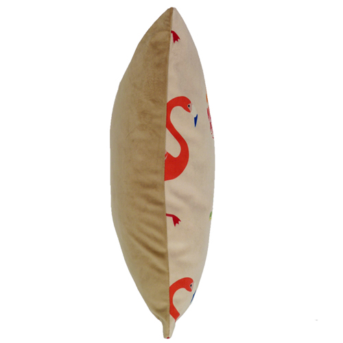 Flamingos, Natural - (45cm x 45cm) Cushion - Image 4